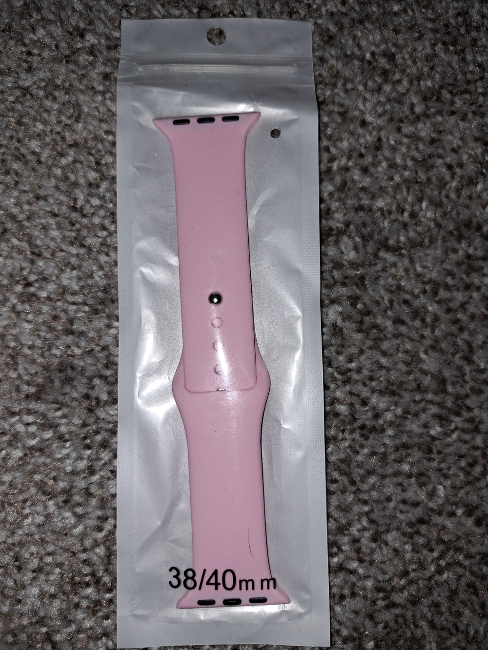 Pink Silicone 38/40mm Watch Band